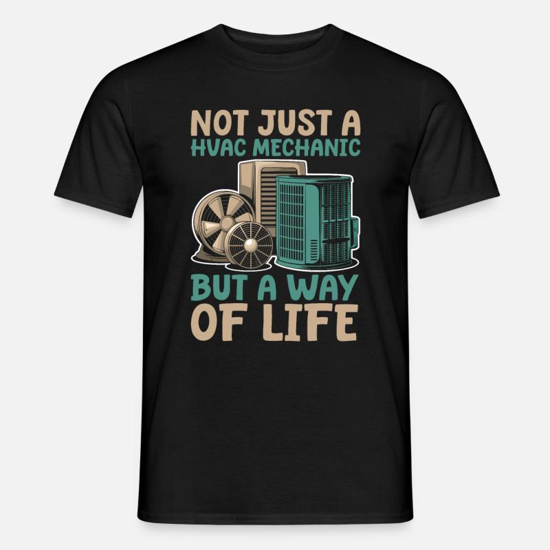 Hlk Techniker - Männer T-Shirt - Schwarz