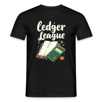 Buchhalter Steuerberater Team - Männer T-Shirt - Schwarz - Vorne - AI Model Male 178 light (178cm)