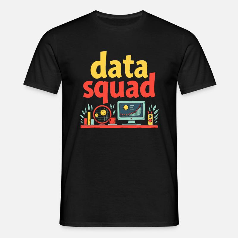 Data Science Data Analyst Kader - Männer T-Shirt - Schwarz