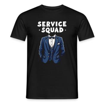 Butler Kader - Männer T-Shirt - Schwarz - Vorne - AI Model Male 178 light (178cm)