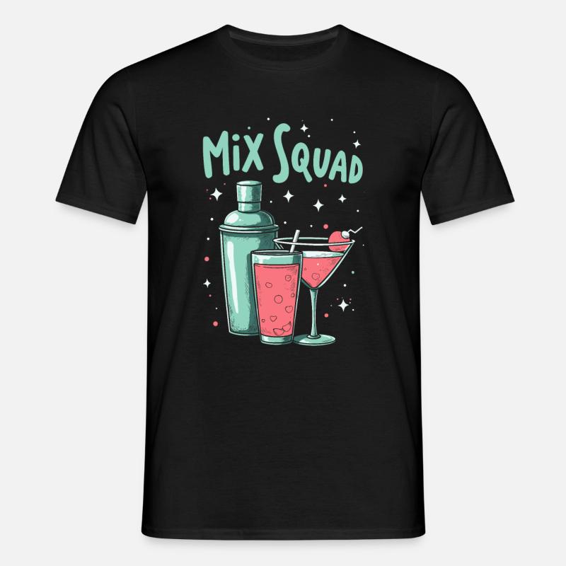 Bartender Bartender Squad - Men's T-Shirt - black
