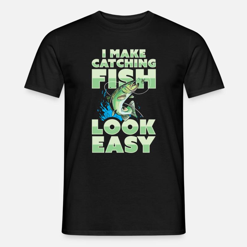 Fischer - Männer T-Shirt - Schwarz