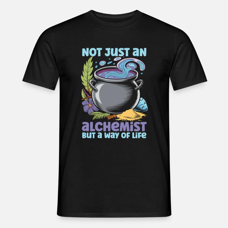 Alchimist - Männer T-Shirt - Schwarz