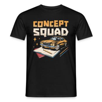 Équipe de designers automobiles - T-shirt homme - noir - Devant - AI Model Male 178 light (178cm)