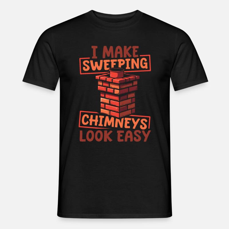 Schornsteinfeger - Männer T-Shirt - Schwarz