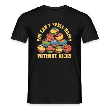Hacky Sack - Männer T-Shirt - Schwarz - Vorne - AI Model Male 178 light (178cm)