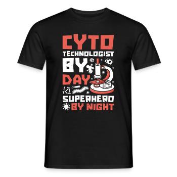 Cytotechnologist - Men's T-Shirt - black - Front - AI Model Male 178 light (178cm)