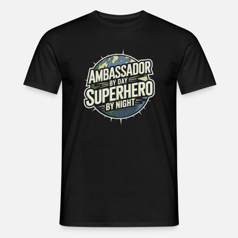 Botschafter - Männer T-Shirt - Schwarz