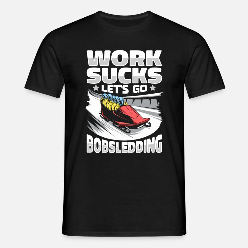 Bobsledding - Men's T-Shirt - black