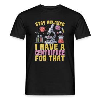 Biochimiste - T-shirt homme - noir - Devant - AI Model Male 178 light (178cm)