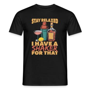 Barman Barman - T-shirt homme - noir - Devant - AI Model Male 178 light (178cm)