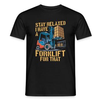 Hafenarbeiter - Männer T-Shirt - Schwarz - Vorne - AI Model Male 178 light (178cm)