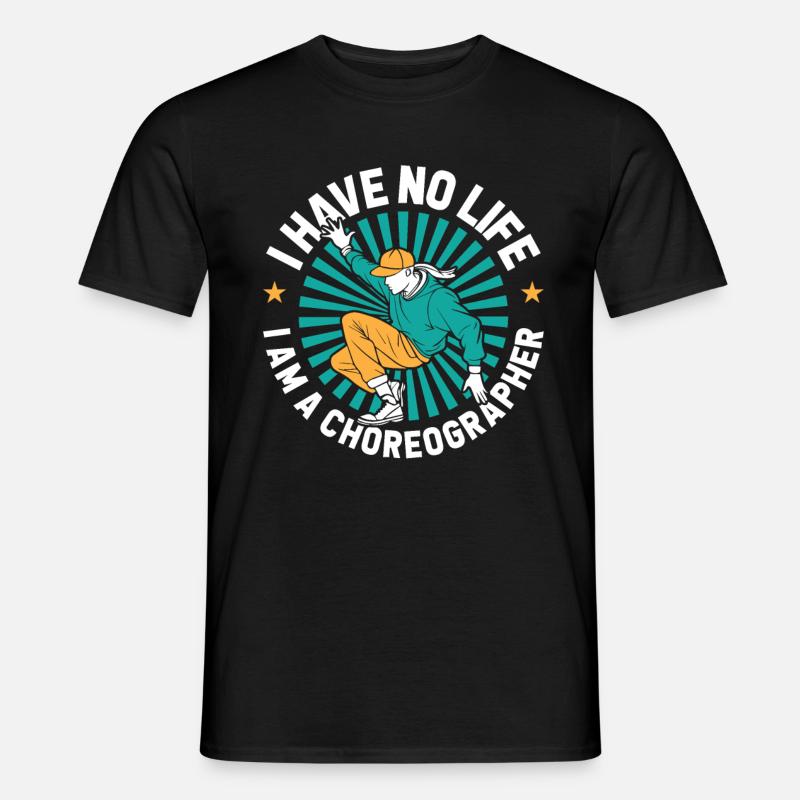 Choreograph - Männer T-Shirt - Schwarz