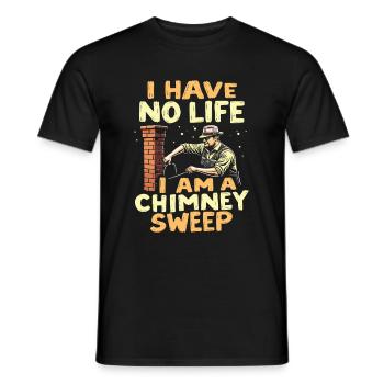 Chimney sweep - Men's T-Shirt - black - Front - AI Model Male 178 light (178cm)