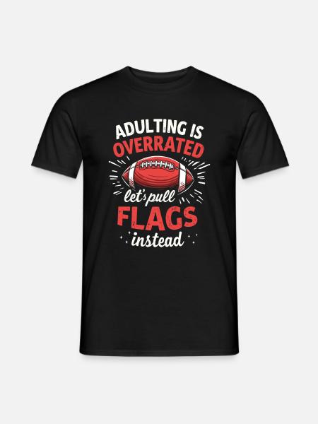 Flag Football - Men's T-Shirt - black
