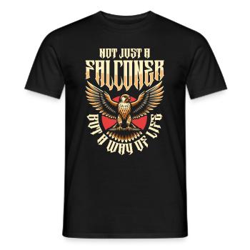 Fauconnier - T-shirt homme - noir - Devant - AI Model Male 178 light (178cm)