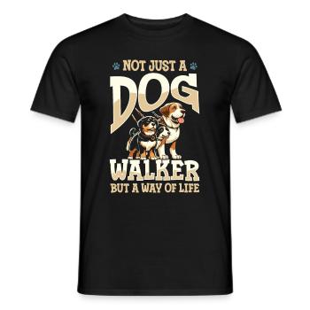 Maître-chien - T-shirt homme - noir - Devant - AI Model Male 178 light (178cm)