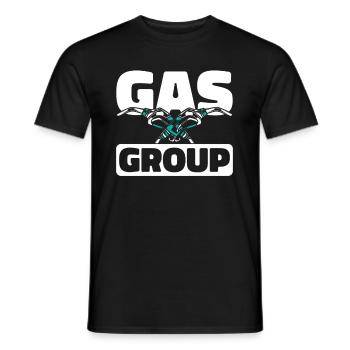 Tankwart Team - Männer T-Shirt - Schwarz - Vorne - AI Model Male 178 light (178cm)