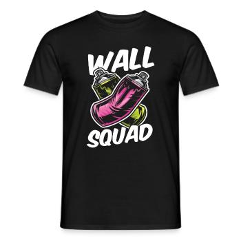 Escouade muraliste - T-shirt homme - noir - Devant - AI Model Male 178 light (178cm)