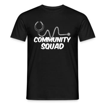 Sozialarbeiter Kader - Männer T-Shirt - Schwarz - Vorne - AI Model Male 178 light (178cm)