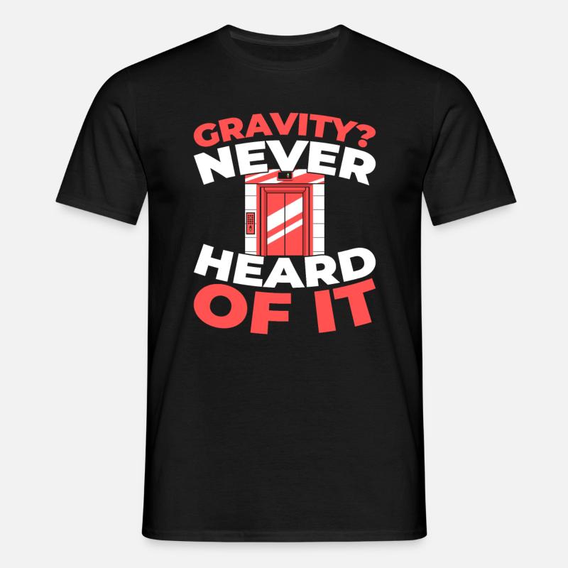 Elevator Elevator - Men's T-Shirt - black