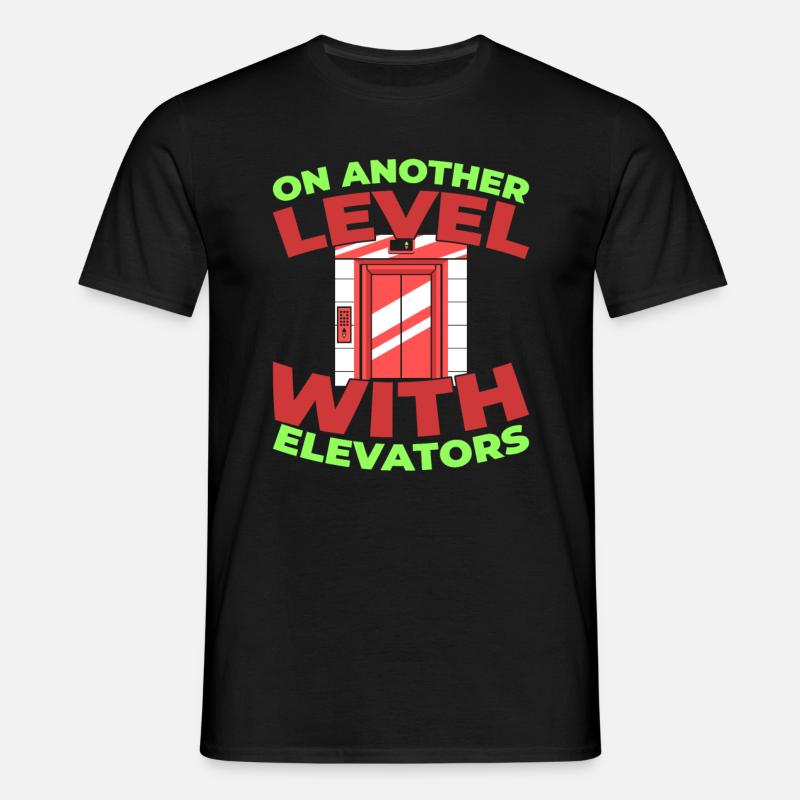 Elevator Elevator - Men's T-Shirt - black