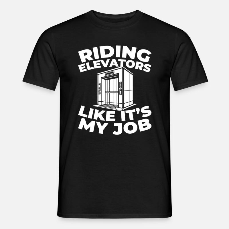 Elevator Elevator - Men's T-shirt - black