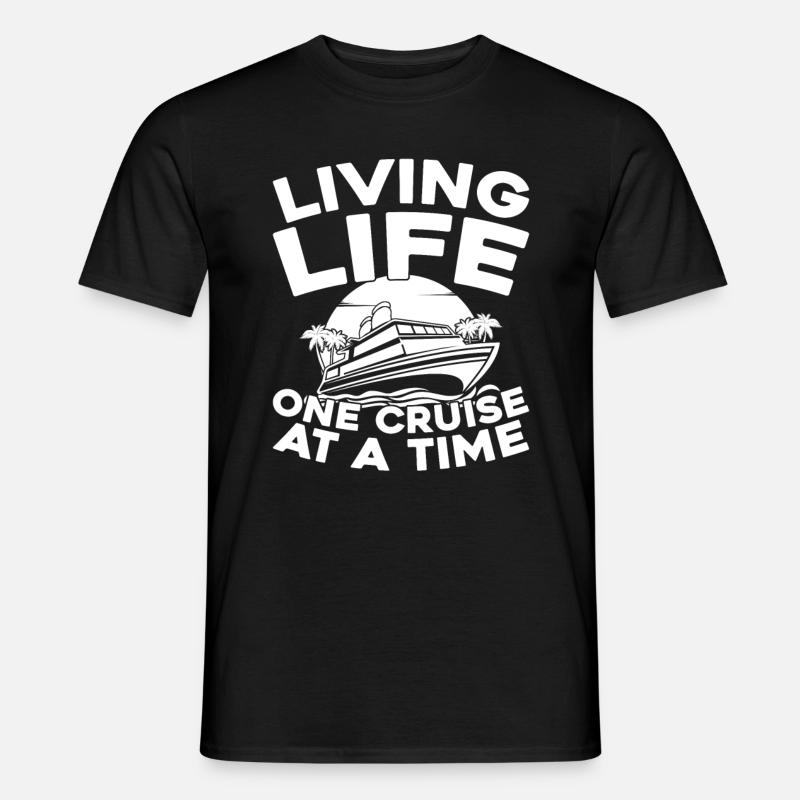 Kreuzfahrt - Männer T-Shirt - Schwarz