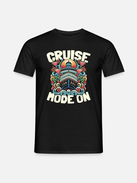Kreuzfahrt - Männer T-Shirt - Schwarz