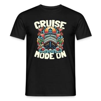 Croisière - T-shirt homme - noir - Devant - AI Model Male 178 light (178cm)