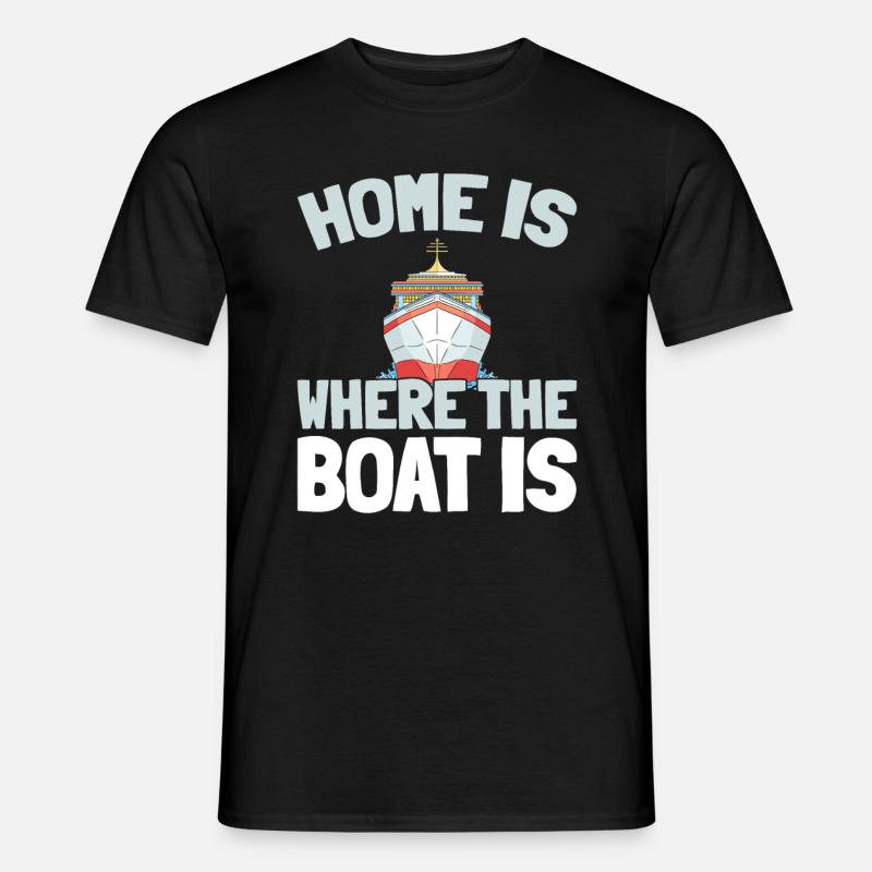 Kreuzfahrt - Männer T-Shirt - Schwarz