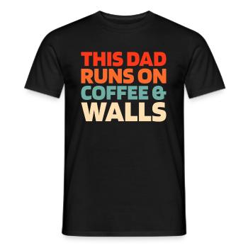 Mason Café Père Papa - T-shirt homme - noir - Devant - AI Model Male 178 light (178cm)