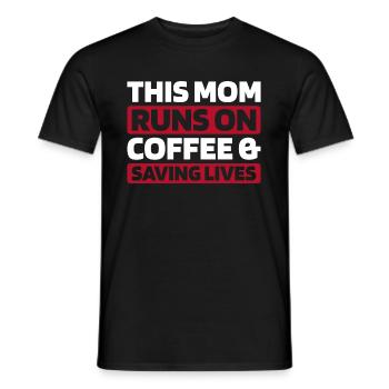 Ambulance Service Paramedic Paramedic - Men's T-Shirt - black - Front - AI Model Male 178 light (178cm)