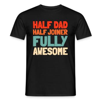 Charpentier Charpentier Père Papa - T-shirt homme - noir - Devant - AI Model Male 178 light (178cm)
