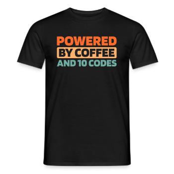 Emergency Call Control Center Operations Center Coffee - Men's T-Shirt - black - Front - AI Model Male 178 light (178cm)