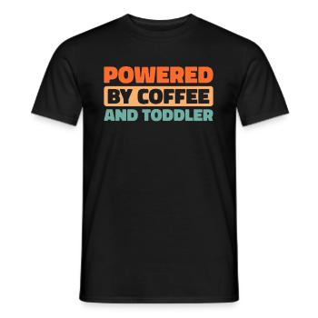 Maternelle Institutrice Assistante maternelle Café - T-shirt homme - noir - Devant - AI Model Male 178 light (178cm)