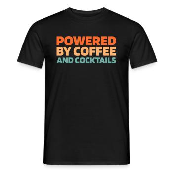 Barman Barman Café - T-shirt homme - noir - Devant - AI Model Male 178 light (178cm)