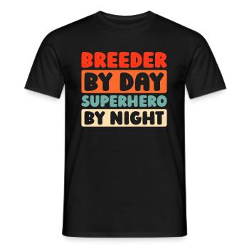 Éleveur - T-shirt homme - noir - Devant - AI Model Male 178 light (178cm)