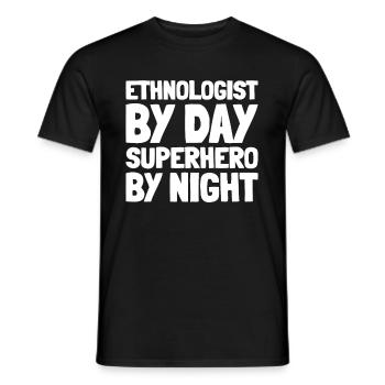 Ethnologue - T-shirt homme - noir - Devant - AI Model Male 178 light (178cm)