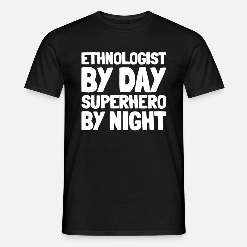 Ethnologe - Männer T-Shirt - Schwarz