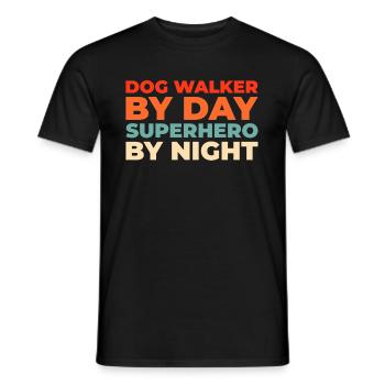 Maître-chien - T-shirt homme - noir - Devant - AI Model Male 178 light (178cm)