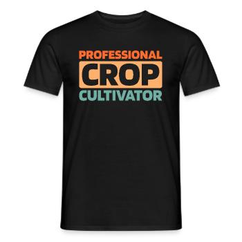 Farmer Farmer - Men's T-Shirt - black - Front - AI Model Male 178 light (178cm)