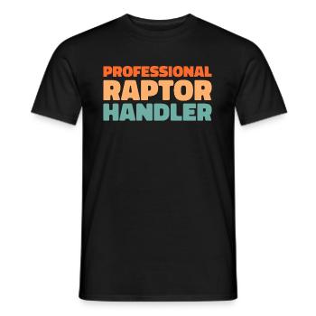 Falkner - Männer T-Shirt - Schwarz - Vorne - AI Model Male 178 light (178cm)