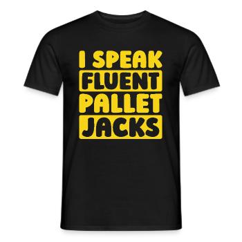Forklift Forklift Driver - Men's T-Shirt - black - Front - AI Model Male 178 light (178cm)