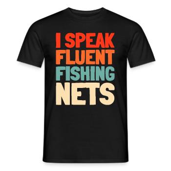 Pêcheur - T-shirt homme - noir - Devant - AI Model Male 178 light (178cm)