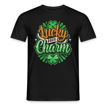 Porte-bonheur - Saint-Patrick - Irlande - T-shirt homme - noir - Devant - AI Model Male 178 light (178cm)