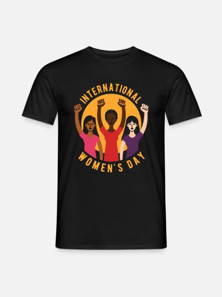International Women's Day - Gift - Men's T-Shirt - black