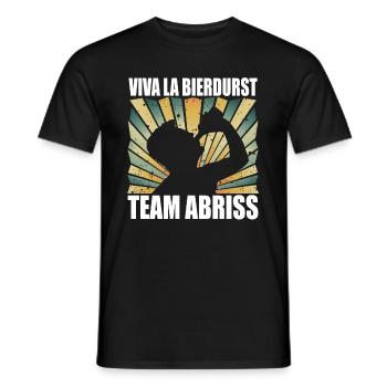 Mallorca Abriss Bierdurst Party Sauf Fun Spruch - Männer T-Shirt - Schwarz - Vorne - AI Model Male 178 light (178cm)