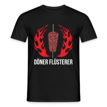 Döner Flüsterer Döner Kebab Geschenk - Männer T-Shirt - Schwarz - Vorne - AI Model Male 178 light (178cm)