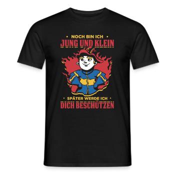 Noch Bin Ich Jung Und Klein Später Werde Ich Dich - Männer T-Shirt - Schwarz - Vorne - AI Model Male 178 light (178cm)